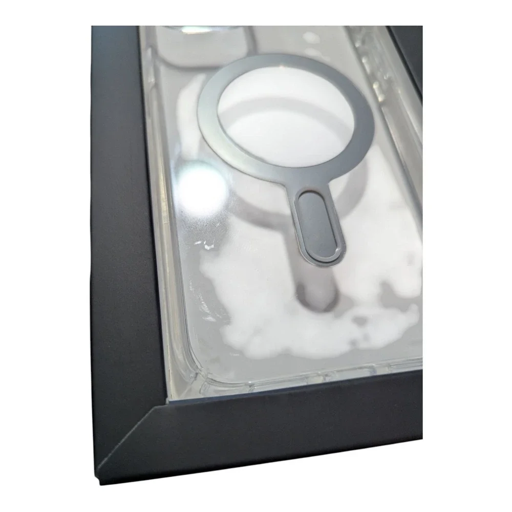 P3-U Speck Presidio Perfect-Clear ClickLock MagSafe Case Apple iPhone 14/15 Plus